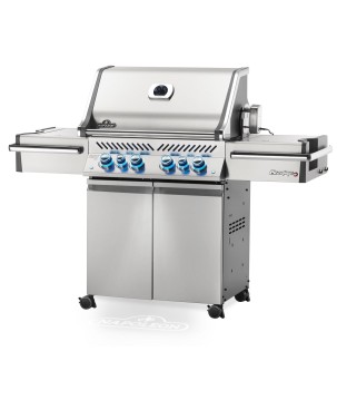 BARBECUE NAPOLEON PRESTIGE PRO 500 WITH INFRARED SIDE AND REAR BURNERS STAINLESS STEEL