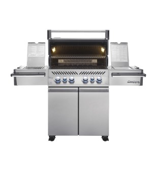 BARBECUE NAPOLEON PRESTIGE PRO 500 WITH INFRARED SIDE AND REAR BURNERS STAINLESS STEEL