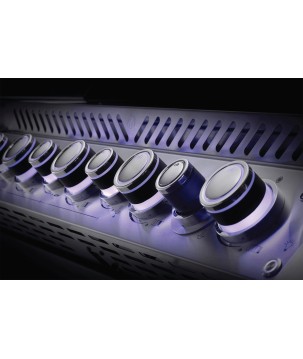 BARBECUE NAPOLEON PRESTIGE PRO 665 WITH INFRARED SIDE AND REAR BURNERS STAINLESS STEEL