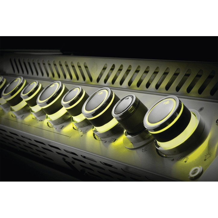 BARBECUE NAPOLEON PRESTIGE PRO 665 WITH INFRARED SIDE AND REAR BURNERS STAINLESS STEEL