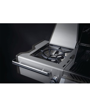 BARBECUE NAPOLEON PRESTIGE PRO 825 À BRÛLEUR LATÉRAL DOUBLE, BRÛLEURS DE CUVE ET ARRIÈRE INFRAROUGES INOX