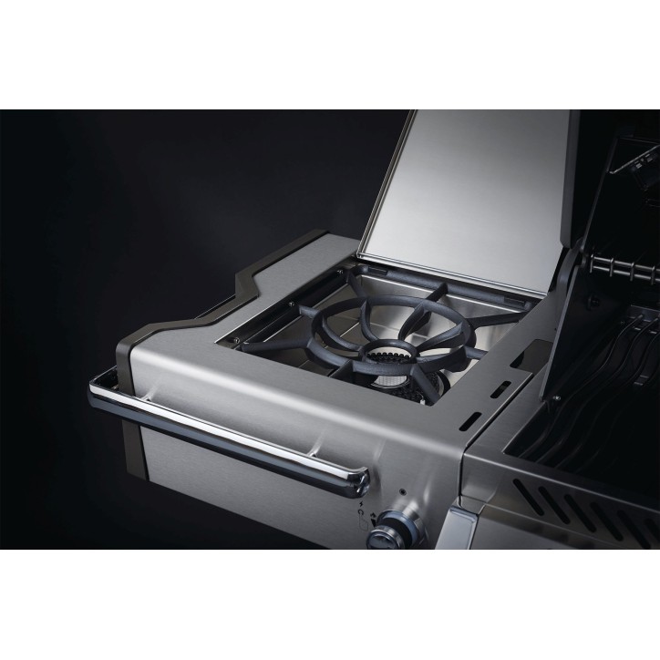 BARBACOA NAPOLEON PRESTIGE PRO 825 CON QUEMADOR LATERAL DE POTENCIA, QUEMADORES INFERIORES Y TRASEROS INFRARROJOS INOX BARBACOA NAPOLEON PRESTIGE PRO 825 CON QUEMADOR LATERAL DE POTENCIA, QUEMADORES INFERIORES Y TRASEROS INFRARROJOS INOX