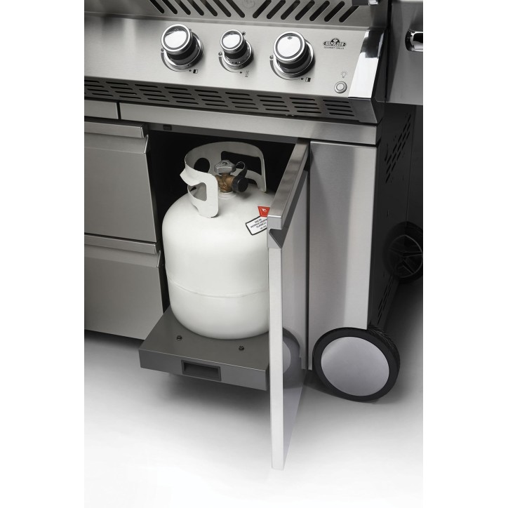 BARBECUE NAPOLEON PRESTIGE PRO 825 WITH POWER SIDE BURNER, INFRARED REAR & BOTTOM BURNERS STAINLESS STEEL BARBECUE NAPOLEON PRESTIGE PRO 825 WITH POWER SIDE BURNER, INFRARED REAR & BOTTOM BURNERS STAINLESS STEEL