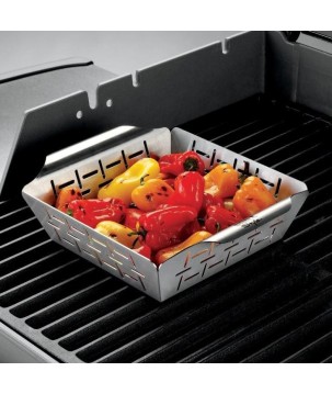 PETIT PANIER À LÉGUMES EN ACIER INOXYBLE WEBER STYLE