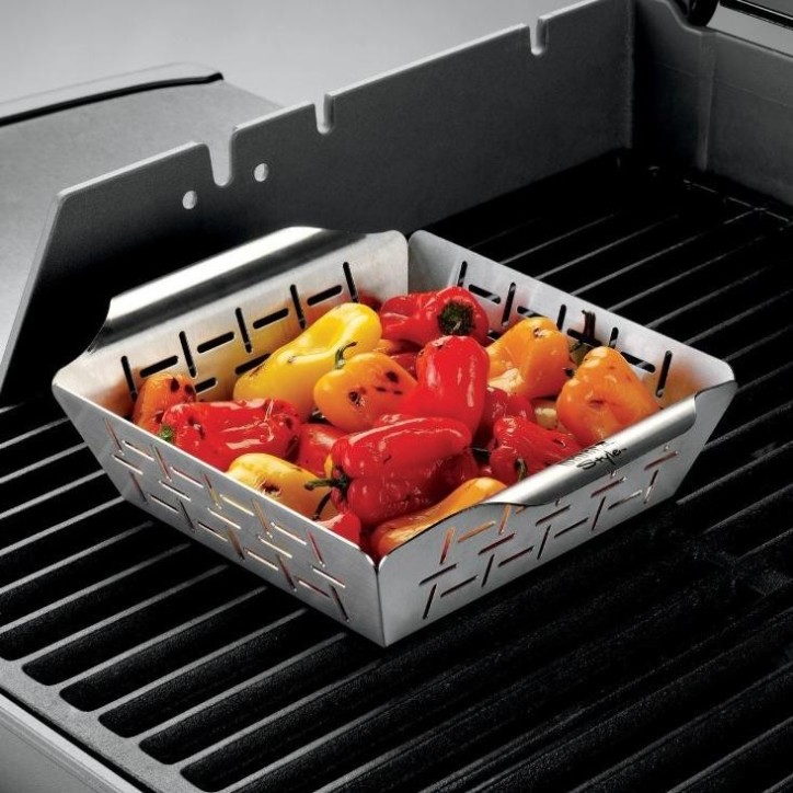 PETIT PANIER À LÉGUMES EN ACIER INOXYBLE WEBER STYLE