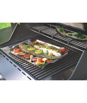 BANDEJA RECTANGULAR DE ACERO INOXIDABLE WEBER