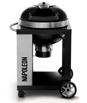 BARBACOA DE CARBÓN PRO 57cm CON CARRO NAPOLEON 