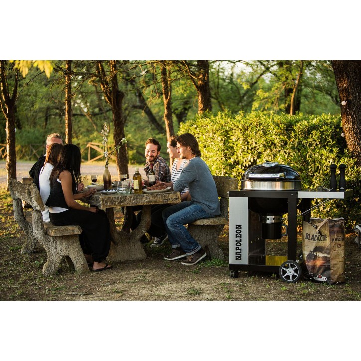 PRO CHARCOAL BARBECUE 57cm WITH CART NAPOLEON