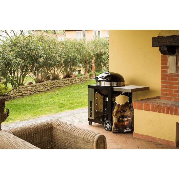 BARBECUE AU CHARBON DE BOIS PRO 57cm AVEC CHARIOT NAPOLEON BARBECUE AU CHARBON DE BOIS PRO 57cm AVEC CHARIOT NAPOLEON