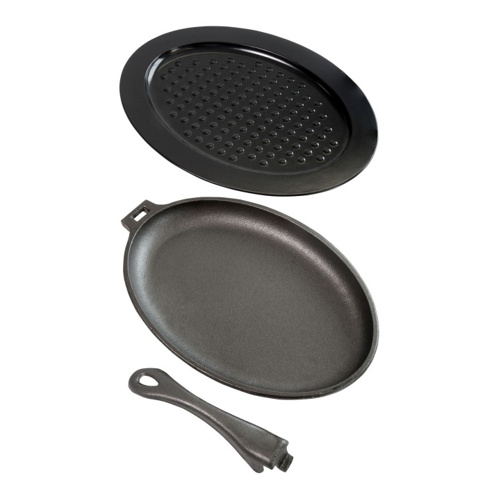 CAST IRON SKILLET WITH TRAY NAPOLEON CAST IRON SKILLET WITH TRAY NAPOLEON