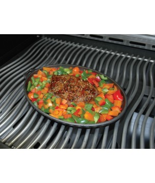 CAST IRON SKILLET WITH TRAY NAPOLEON