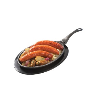 POÊLE EN FONTE AVEC SOUS-PLAT NAPOLEON