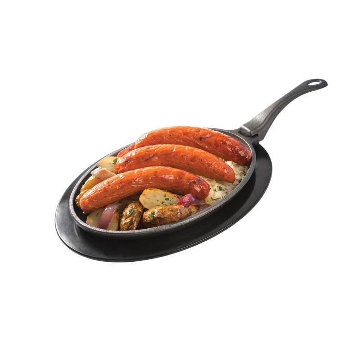 CAST IRON SKILLET WITH TRAY NAPOLEON CAST IRON SKILLET WITH TRAY NAPOLEON