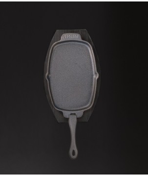 BANDEJA SIZZLE DE HIERRO FUNDIDO CON BAJOPLATO NAPOLEON