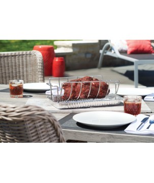 SOPORTE 3 EN 1 PARA COSTILLAS/ASADOS/AVES DE CORRAL NAPOLEON