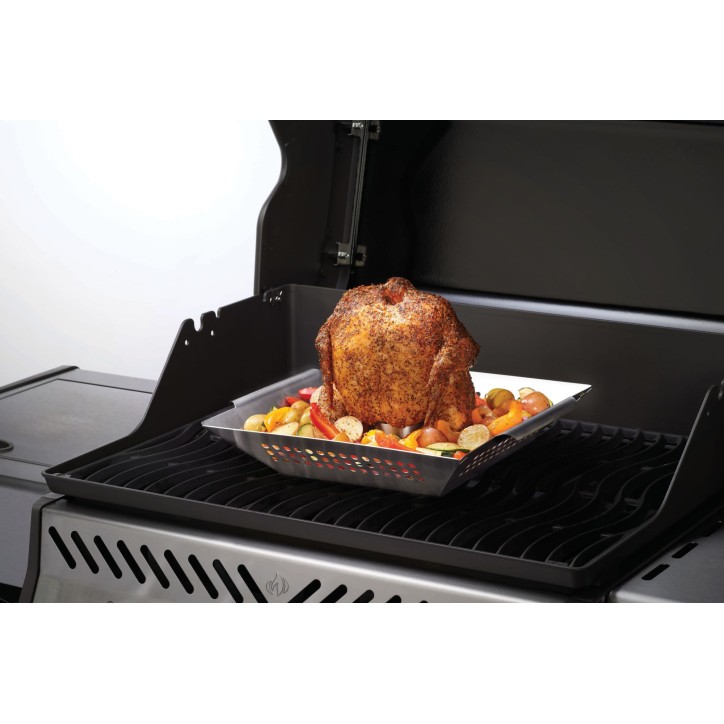 2 IN 1 CHICKEN ROASTER AND GRILL BASKET NAPOLEON 2 IN 1 CHICKEN ROASTER AND GRILL BASKET NAPOLEON