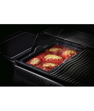 ENAMELED GRIDDLE WITH HANDLES NAPOLEON. Fits ROGUE 425/525/625 and all PRESTIGE (PRO)