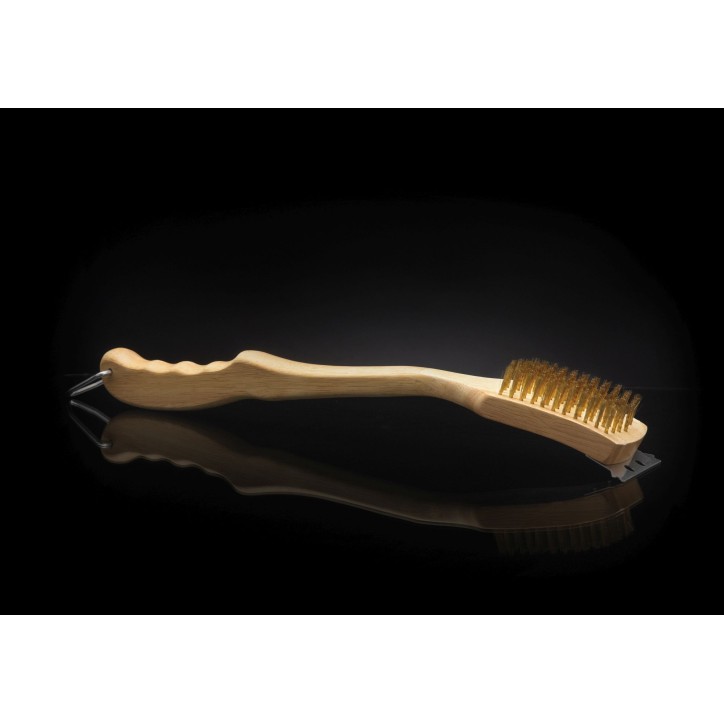 BROSSE EN BOIS AVEC FILAMENTS EN LAITON NAPOLEON BROSSE EN BOIS AVEC FILAMENTS EN LAITON NAPOLEON