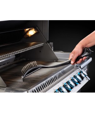 BROSSE EN PLASTIQUE DUR AVEC FILAMENTS EN ACIER INOXYDABLE NAPOLEON