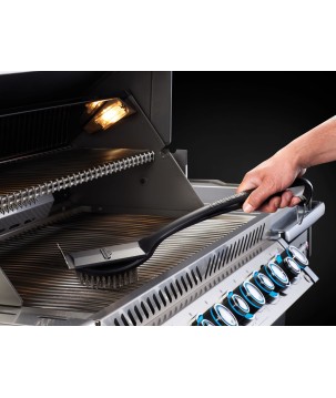 BROSSE EN PLASTIQUE DUR AVEC FILAMENTS EN ACIER INOXYDABLE NAPOLEON