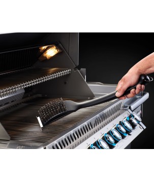 BROSSE EN PLASTIQUE DUR AVEC FILAMENTS EN ACIER INOXYDABLE NAPOLEON