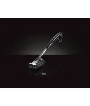 CEPILLO CON CERDAS DE ACERO INOXIDABLE EN TRES FILAS CON RASCADOR NAPOLEON