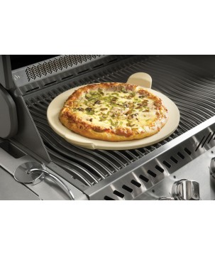 PIZZA STONE WITH PIZZA WHEEL NAPOLEON (ø38cm)