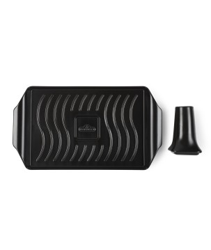 PLANCHA EN CÉRAMIQUE AVEC SUPPORT POUR POULET NAPOLEON