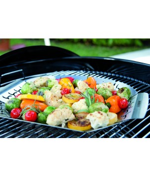 GRAND PANIER À LÉGUMES EN ACIER INOXYDABLE WEBER ORIGINAL