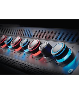 BARBECUE ENCASTRÉ NAPOLEON PRESTIGE PRO 665 À BRÛLEUR ARRIÈRE INFRAROUGE INOX