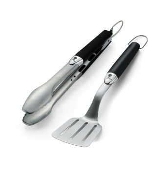 KIT 3 ACCESSOIRES EN ACIER INOXYDABLE WEBER