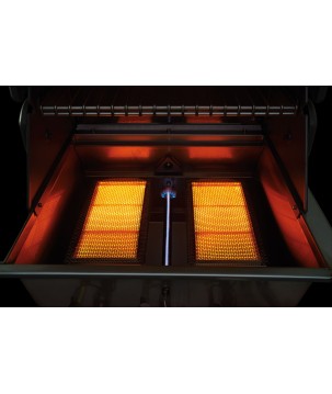 BARBACOA NAPOLEON PRESTIGE PRO 825 CON QUEMADORES INFERIORES Y TRASEROS INFRARROJOS INOX EMPOTRADA