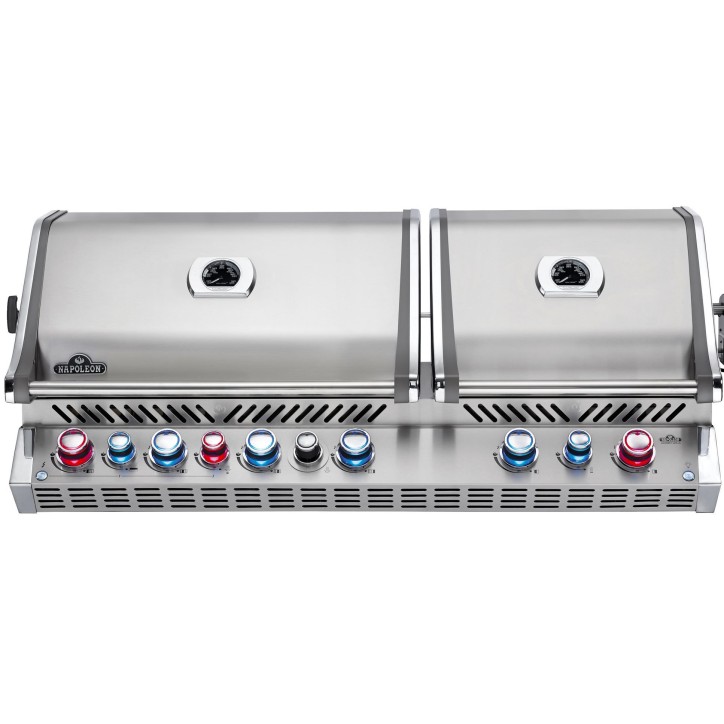 BUILT-IN BARBECUE NAPOLEON PRESTIGE PRO 825 WITH INFRARED REAR & BOTTOM BURNERS STAINLESS STEEL BUILT-IN BARBECUE NAPOLEON PRESTIGE PRO 825 WITH INFRARED REAR & BOTTOM BURNERS STAINLESS STEEL