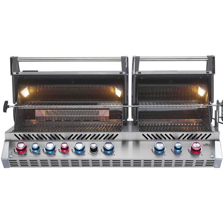 BUILT-IN BARBECUE NAPOLEON PRESTIGE PRO 825 WITH INFRARED REAR & BOTTOM BURNERS STAINLESS STEEL BUILT-IN BARBECUE NAPOLEON PRESTIGE PRO 825 WITH INFRARED REAR & BOTTOM BURNERS STAINLESS STEEL