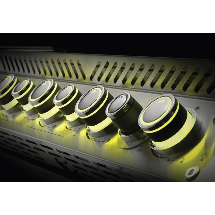 BARBACOA NAPOLEON PRESTIGE PRO 665 CON QUEMADOR TRASERO INFRARROJO INOX EMPOTRADA DE GAS NATURAL