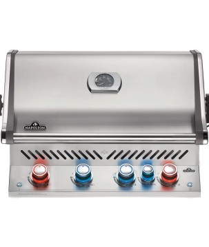 BARBACOA NAPOLEON PRESTIGE PRO 500 CON QUEMADOR TRASERO INFRARROJO INOX EMPOTRADA