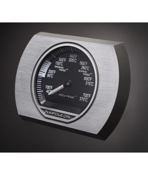 BARBACOA NAPOLEON PRESTIGE 500 CON QUEMADOR LATERAL Y TRASERO INFRARROJOS INOX