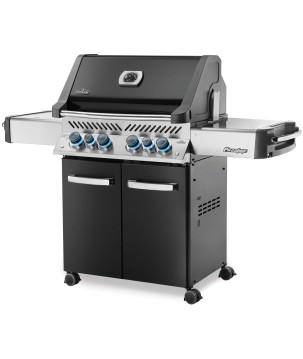 BARBACOA NAPOLEON PRESTIGE 500 CON QUEMADOR LATERAL Y TRASERO INFRARROJOS NEGRA