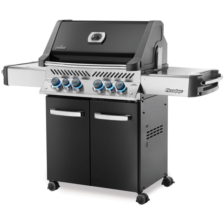 BARBECUE NAPOLEON PRESTIGE 500 WITH INFRARED SIDE AND REAR BURNERS BLACK BARBECUE NAPOLEON PRESTIGE 500 WITH INFRARED SIDE AND REAR BURNERS BLACK
