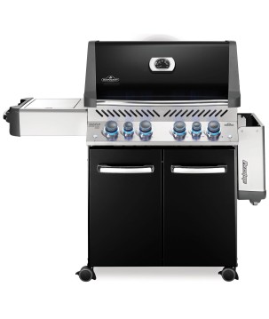 BARBACOA NAPOLEON PRESTIGE 500 CON QUEMADOR LATERAL Y TRASERO INFRARROJOS NEGRA