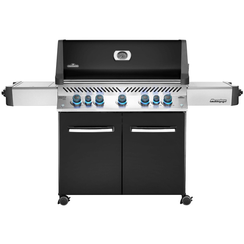 BARBACOA NAPOLEON PRESTIGE 665 CON QUEMADOR LATERAL Y TRASERO INFRARROJOS NEGRA