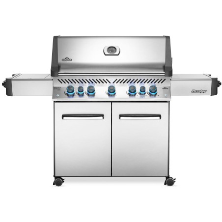 BARBECUE NAPOLEON PRESTIGE 665 WITH INFRARED SIDE AND REAR BURNERS STAINLESS STEEL