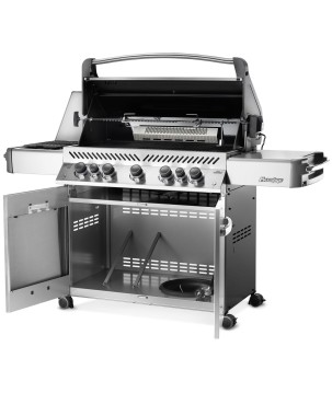 BARBACOA NAPOLEON PRESTIGE 665 CON QUEMADOR LATERAL Y TRASERO INFRARROJOS INOX