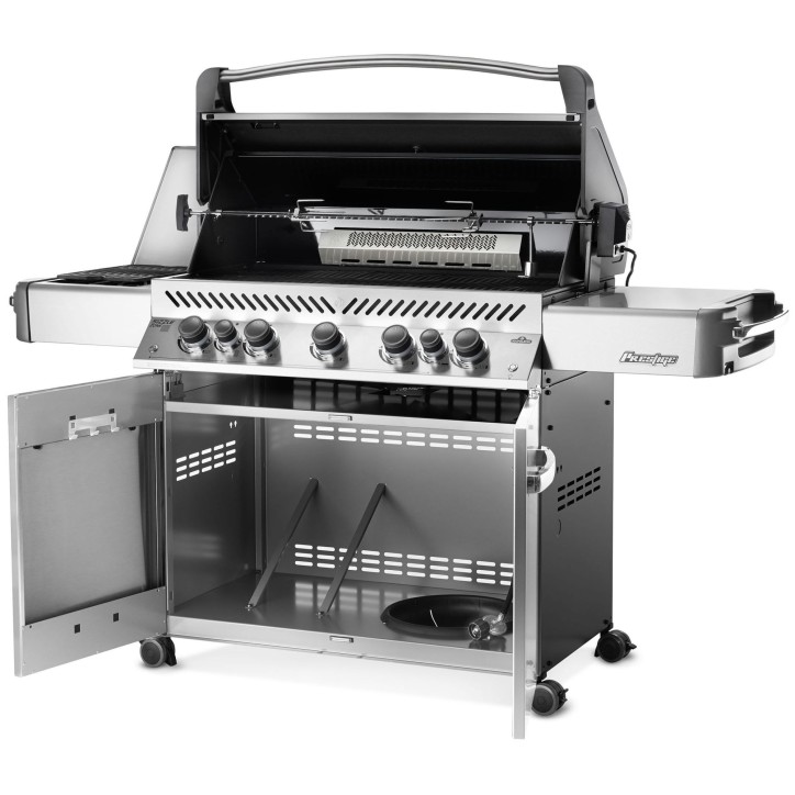 BARBECUE NAPOLEON PRESTIGE 665 WITH INFRARED SIDE AND REAR BURNERS STAINLESS STEEL BARBECUE NAPOLEON PRESTIGE 665 WITH INFRARED SIDE AND REAR BURNERS STAINLESS STEEL