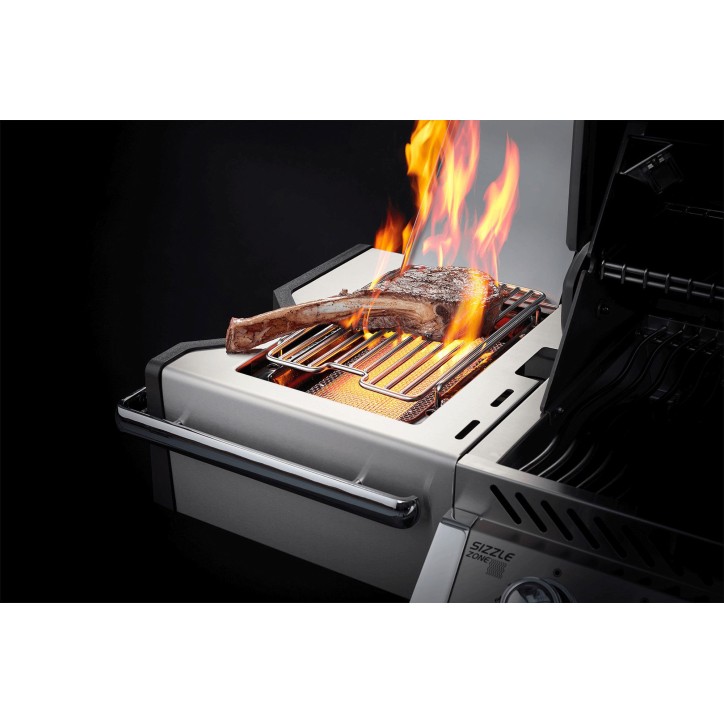 BARBECUE NAPOLEON PRESTIGE PRO 500 WITH INFRARED SIDE AND REAR BURNERS STAINLESS STEEL NATURAL GAS BARBECUE NAPOLEON PRESTIGE PRO 500 WITH INFRARED SIDE AND REAR BURNERS STAINLESS STEEL NATURAL GAS