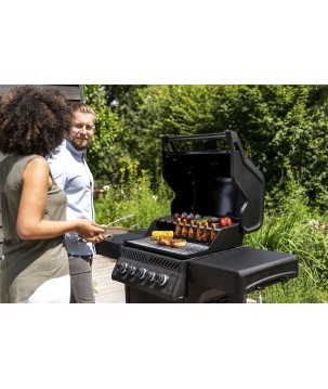 BARBACOA NAPOLEON PHANTOM ROGUE SE 425 CON QUEMADOR LATERAL Y TRASERO INFRARROJOS NEGRO MATE