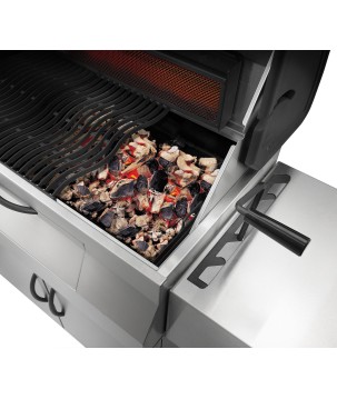 BARBECUE CHARCOAL PROFESSIONAL PRO605 STAINLESS STEEL NAPOLEON
