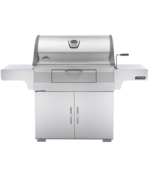BARBECUE AU CHARBON DE BOIS PROFESSIONNEL PRO605 INOX NAPOLEON