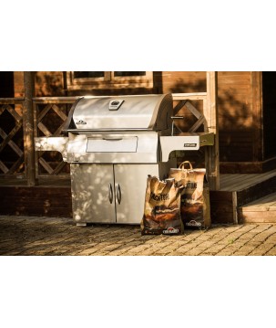 BARBECUE AU CHARBON DE BOIS PROFESSIONNEL PRO605 INOX NAPOLEON