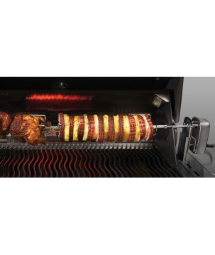 ASADOR GIRATORIO PARA BARBACOA PROFESIONAL DE CARBÓN PRO605 NAPOLEON